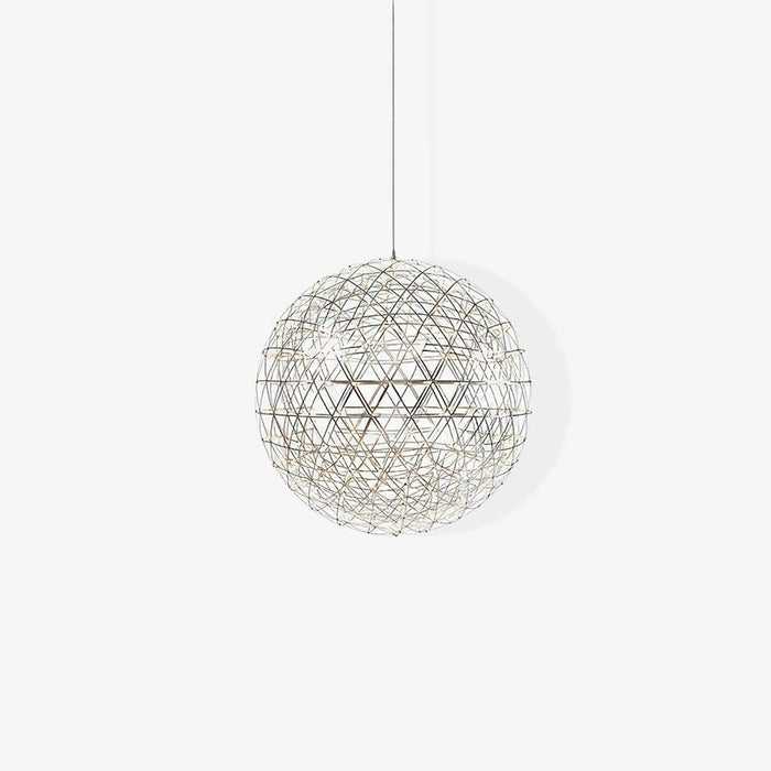 Silver Spark Ball Pendant Light-DWHOME