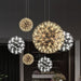 Silver Spark Ball Pendant Light-DWHOME