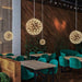 Silver Spark Ball Pendant Light-DWHOME