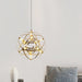 Silver Spark Ball Pendant Light-DWHOME