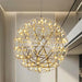 Silver Spark Ball Pendant Light-DWHOME