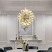 Silver Spark Ball Pendant Light-DWHOME