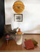 Spherical Murano Poliedri Amber Glass Chandelier-DWHOME