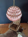 Spherical Murano Poliedri Pink Glass Chandelier-DWHOME