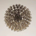 Spherical Murano Poliedri Smoked Glass Chandelier-DWHOME