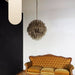 Spherical Murano Poliedri Smoked Glass Chandelier-DWHOME
