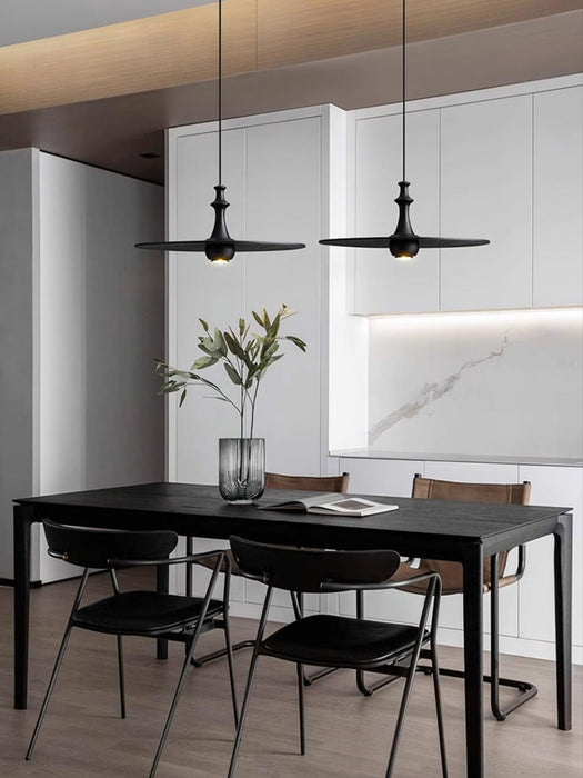 Spindle Disc Pendant Lamp-DWHOME