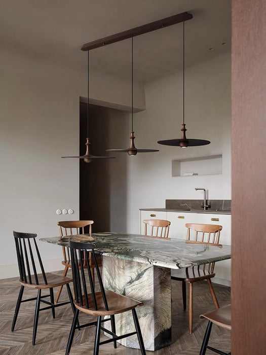 Spindle Disc Pendant Lamp-DWHOME