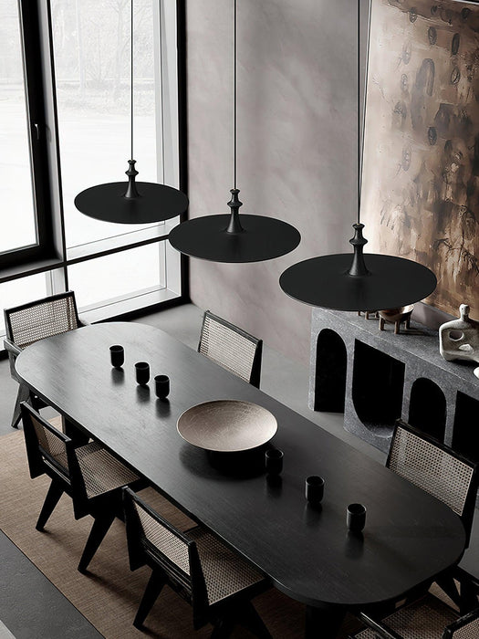 Spindle Disc Pendant Lamp-DWHOME