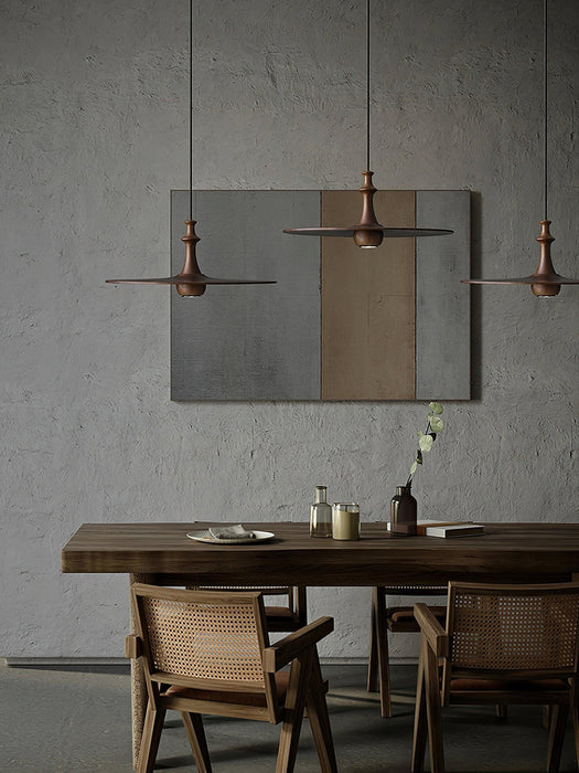 Spindle Disc Pendant Lamp-DWHOME
