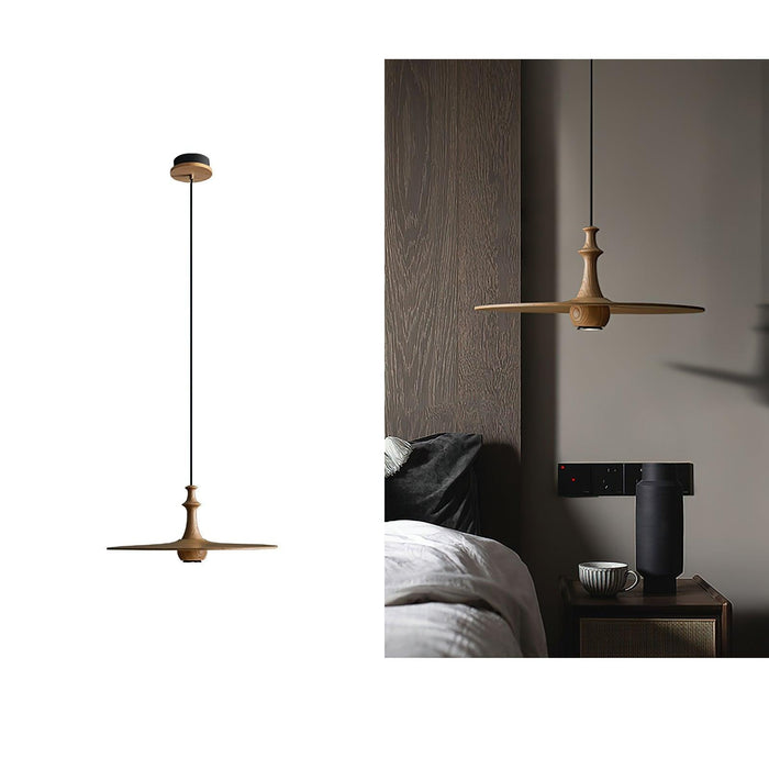 Spindle Disc Pendant Lamp-DWHOME