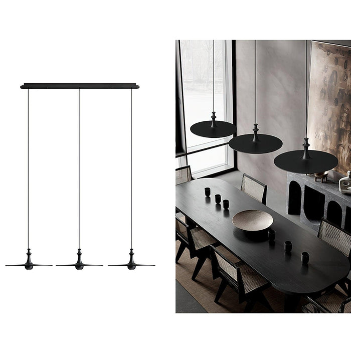 Spindle Disc Pendant Lamp-DWHOME