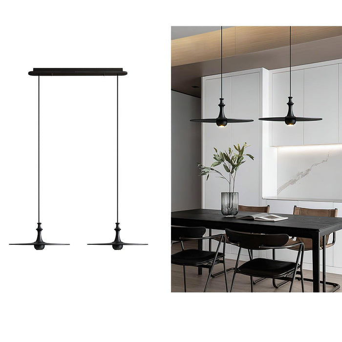 Spindle Disc Pendant Lamp-DWHOME