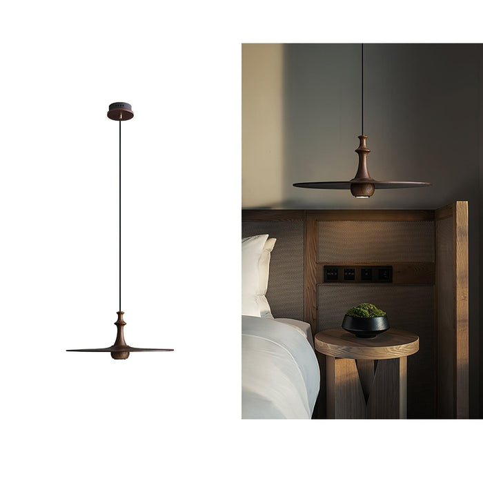 Spindle Disc Pendant Lamp-DWHOME
