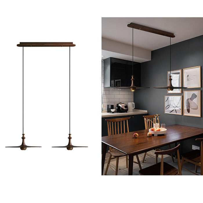 Spindle Disc Pendant Lamp-DWHOME