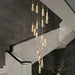 Spiral Raindrop Staircase Ceiling Lighting - DWHOME