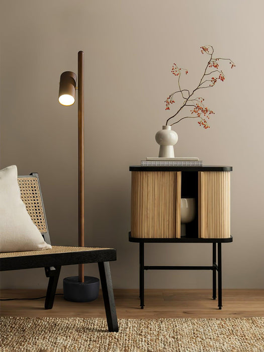 Spotlight Wood Floor Lamp-DWHOME