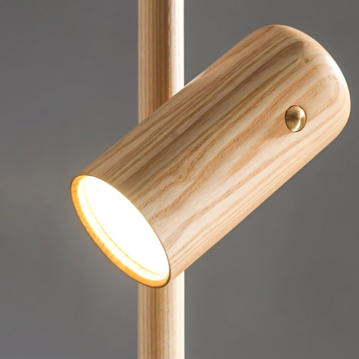 Spotlight Wood Floor Lamp-DWHOME