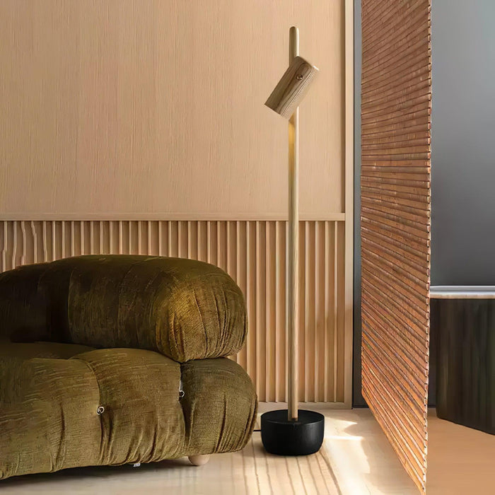 Spotlight Wood Floor Lamp-DWHOME