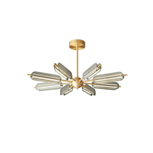 Sputnik Brass Chandelier-DWHOME