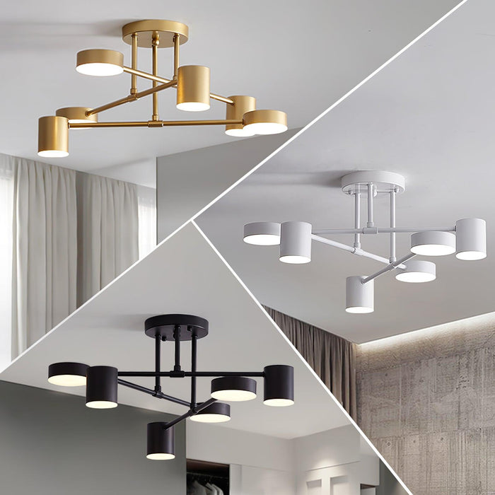 Sputnik Ceiling Light-DWHOME