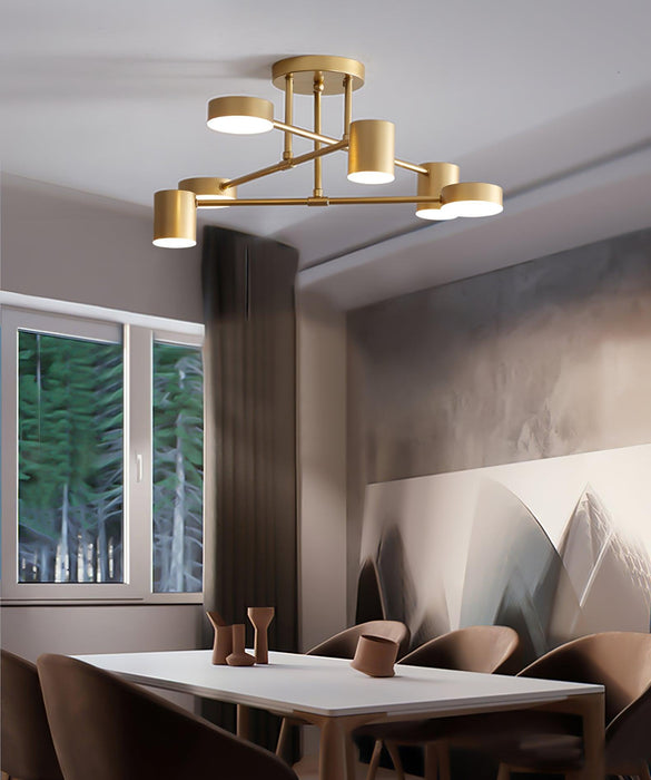 Sputnik Ceiling Light-DWHOME
