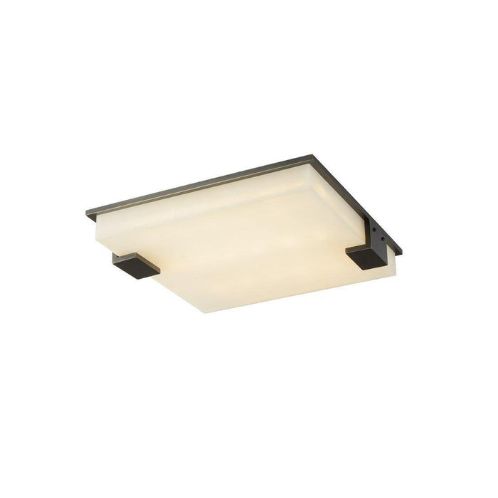 Square Alabaster Ceiling Lamp-DWHOME