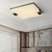 Square Alabaster Ceiling Lamp-DWHOME