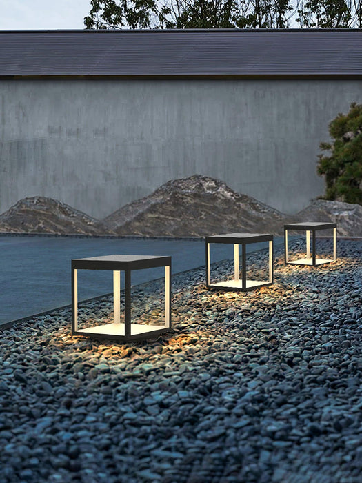 Square Frame Post Outdoor Light-DWHOME