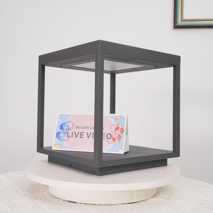 Square Frame Post Outdoor Light-DWHOME