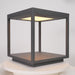 Square Frame Post Outdoor Light-DWHOME