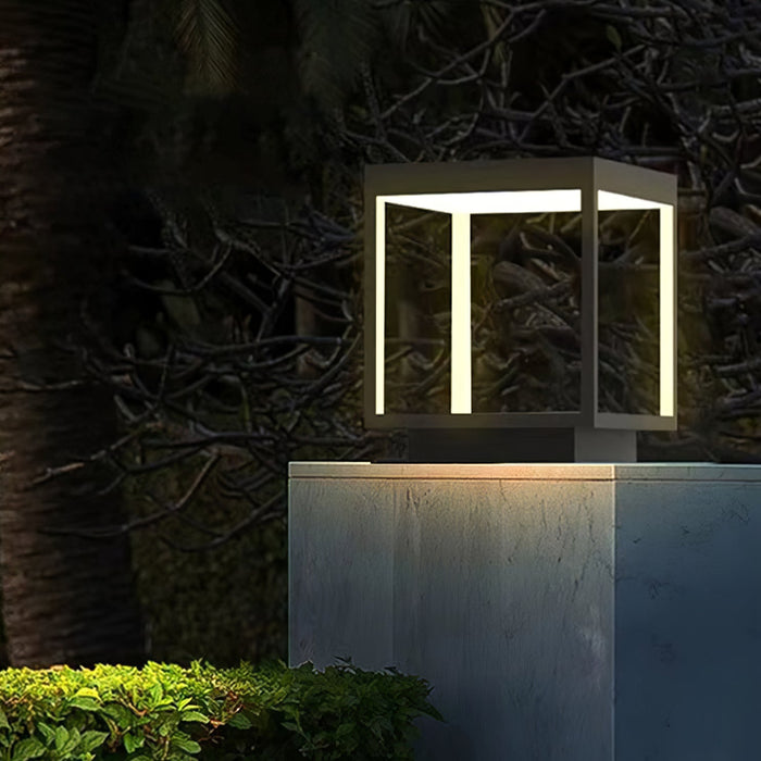 Square Frame Solar Outdoor Light-DWHOME