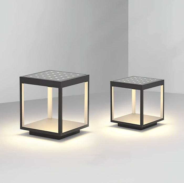 Square Frame Solar Outdoor Light-DWHOME