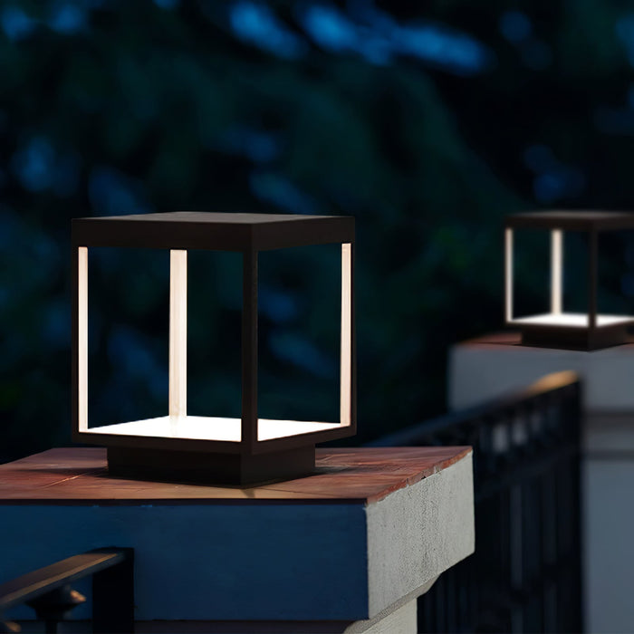 Square Frame Solar Outdoor Light-DWHOME