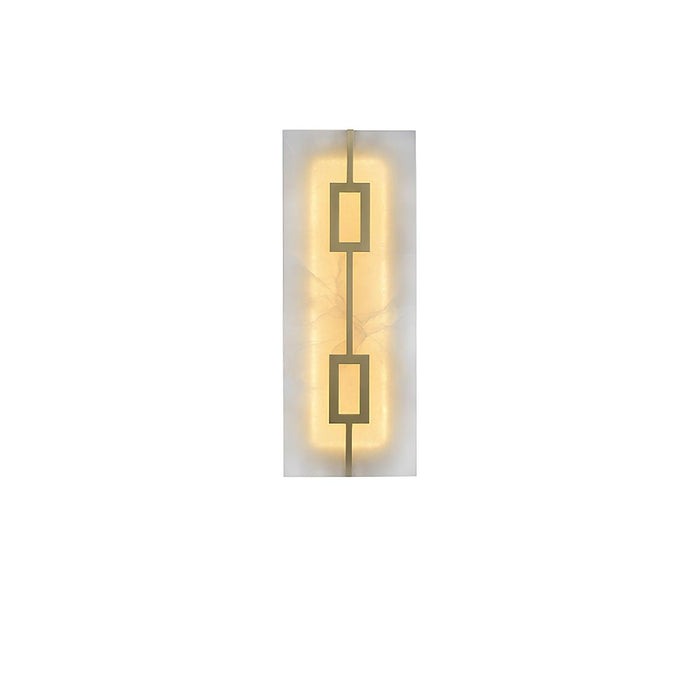 Square Alabaster Wall Lamp - Vakkerlight