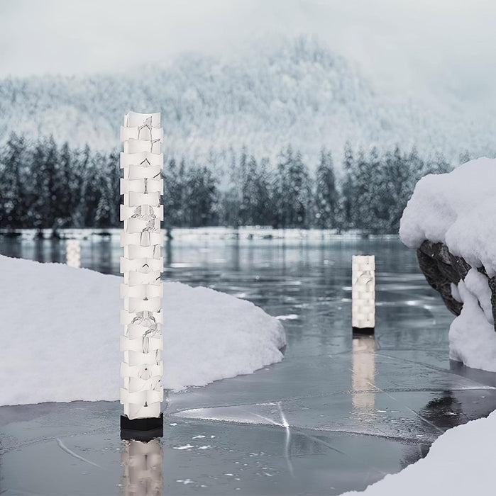Stacked Alabaster Squares Floor Lamp-DWHOME