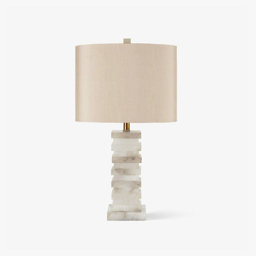 Stacked Alabaster Table Lamp - DWHOME