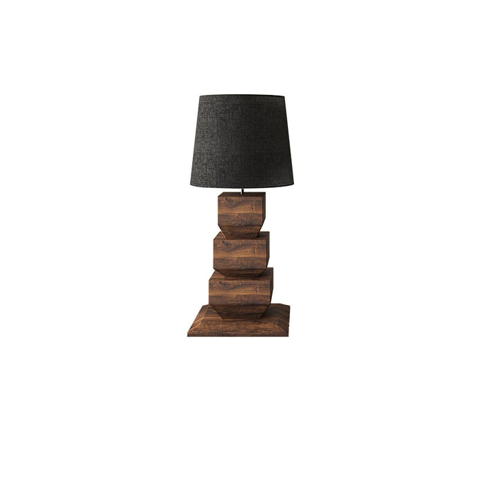 Stacked Wooden Table Lamp - DWHOME