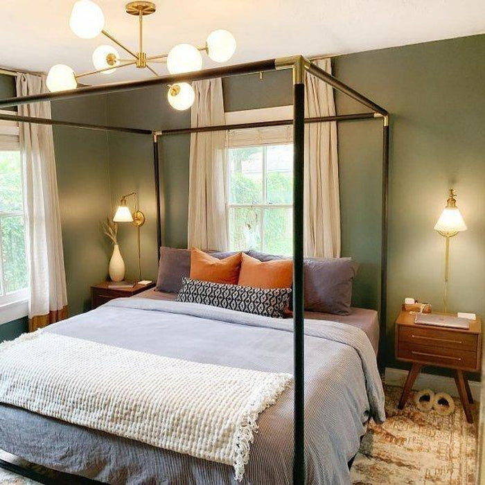 Staggered Glass 6 Light Chandelier-DWHOME