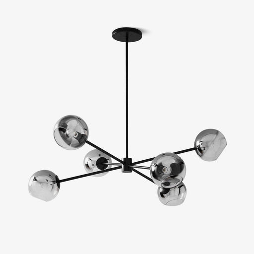 Staggered Glass 6 Light Chandelier - DWHOME