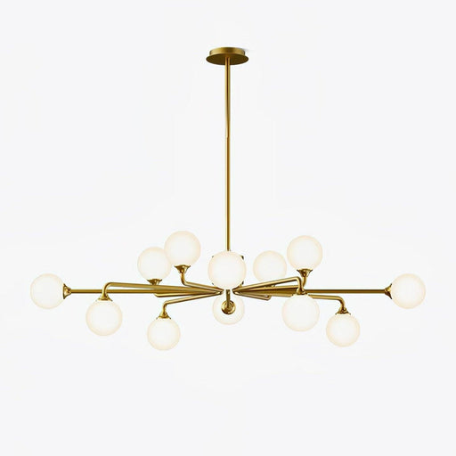 Staggered Glass Globes Chandelier - DWHOME