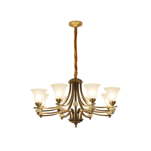 Stanford Glass Chandelier-DWHOME