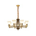 Stanford Glass Chandelier-DWHOME