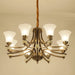 Stanford Glass Chandelier-DWHOME