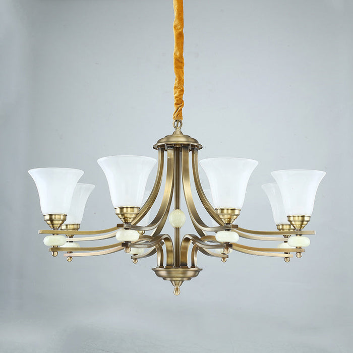 Stanford Glass Chandelier-DWHOME