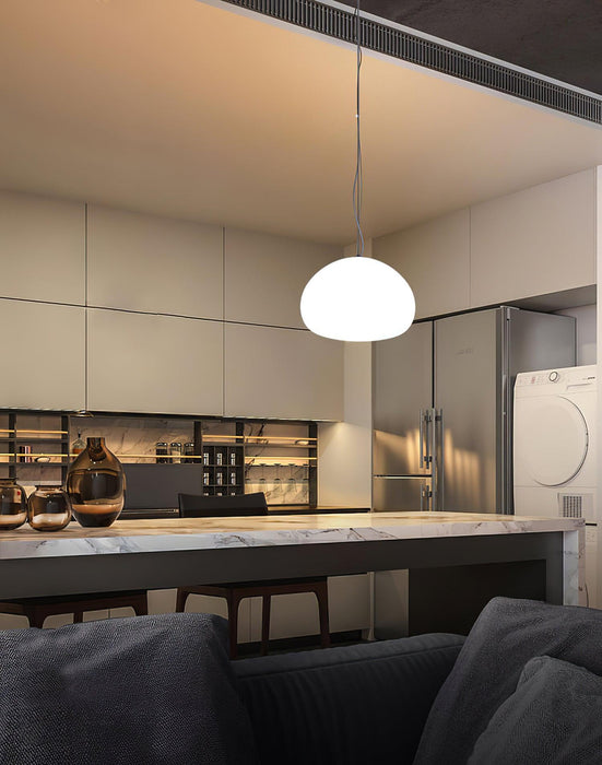 Steamed Bun Pendant Light-DWHOME