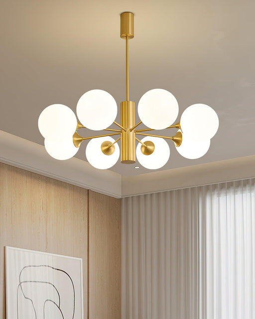 Stella Brass Chandelier-DWHOME