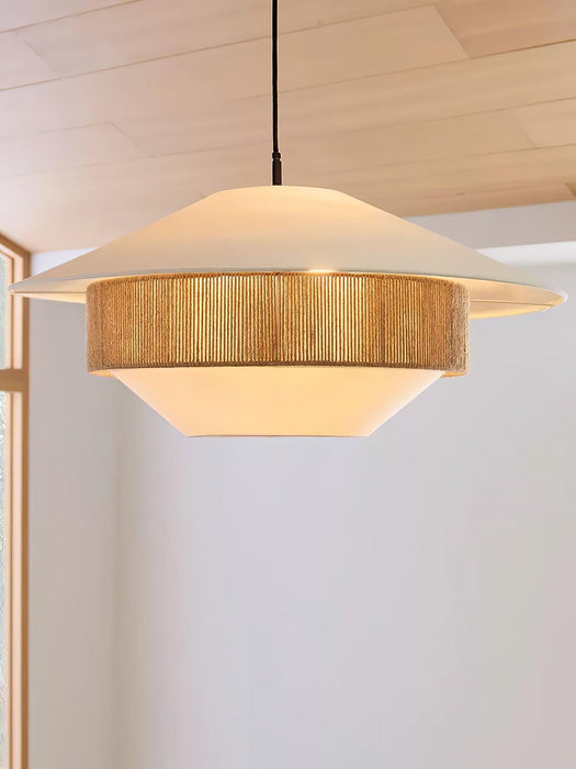 Stevie Woven Pendant Lamp-DWHOME