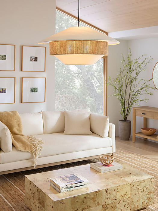 Stevie Woven Pendant Lamp-DWHOME
