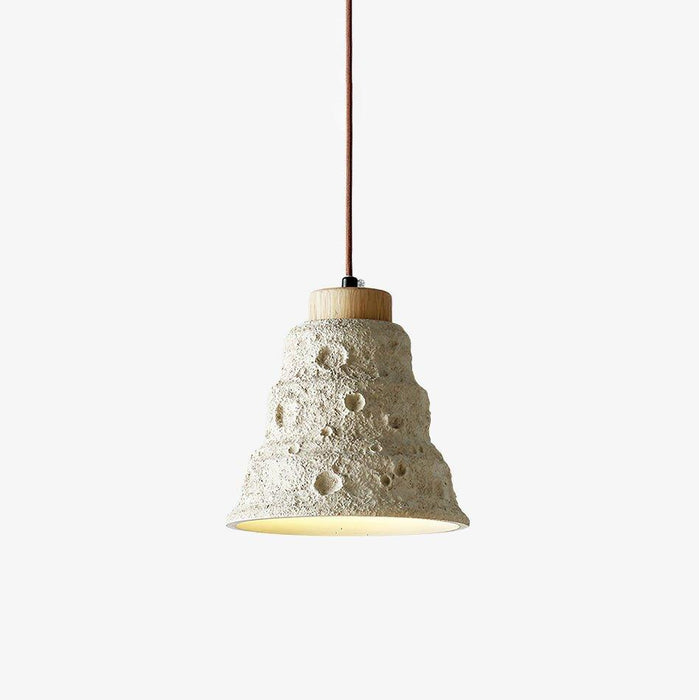 Stone Bell Pendant Light-DWHOME